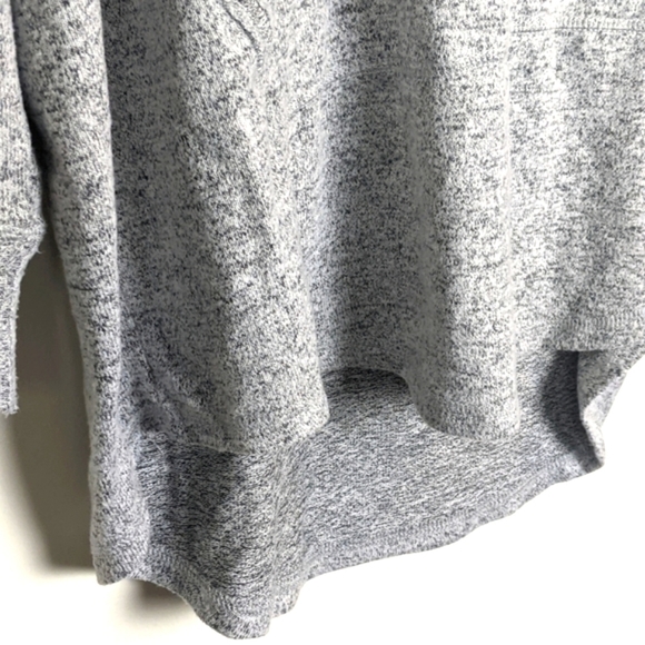 Torrid Women's Super Soft Plush Cowl Neck Raglan Tunic Sweatshirt Women’s 2 Gray - Picture 7 of 10